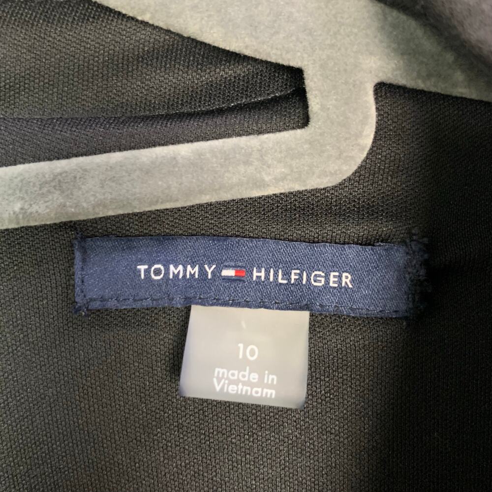 NEW Tommy Hilfiger Velvet Floral Dress Color Black Size 10‎ - Picture 11 of 13